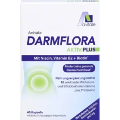DARMFLORA Aktiv Plus 100 Mrd.Bakterien+7 Vitamine 40 Stück