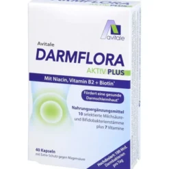 DARMFLORA Aktiv Plus 100 Mrd.Bakterien+7 Vitamine 40 Stück