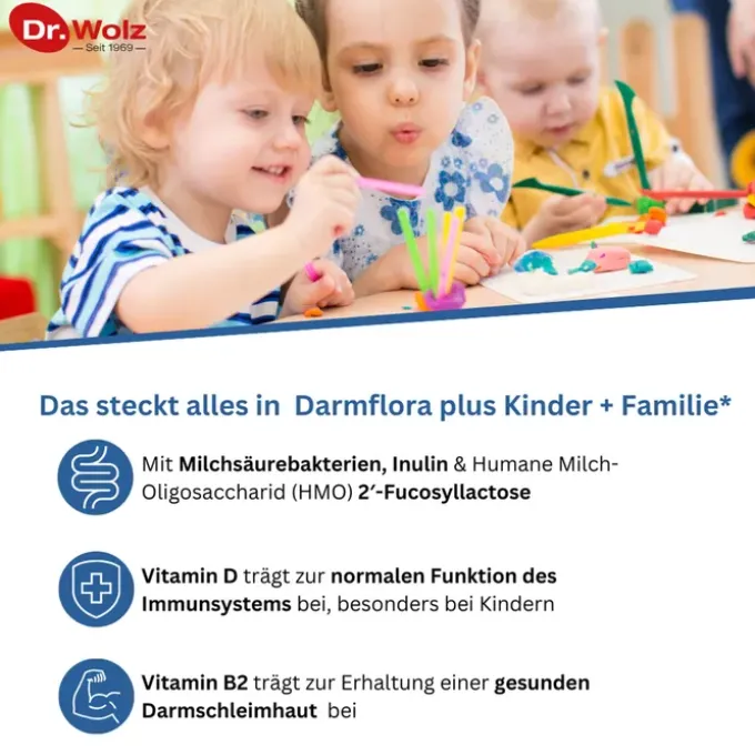 DARMFLORA plus Kinder+Familie Pulver 68 g
