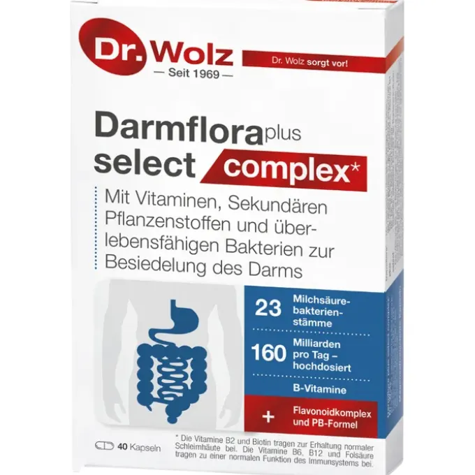 DARMFLORA plus select complex magensaftres.Kapseln 40 Stück