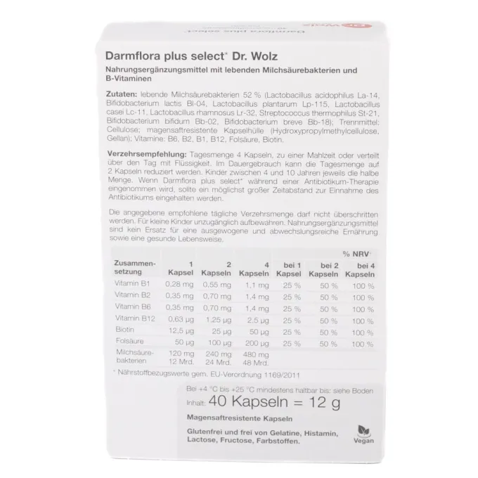 DARMFLORA plus select Kapseln 40 Stück