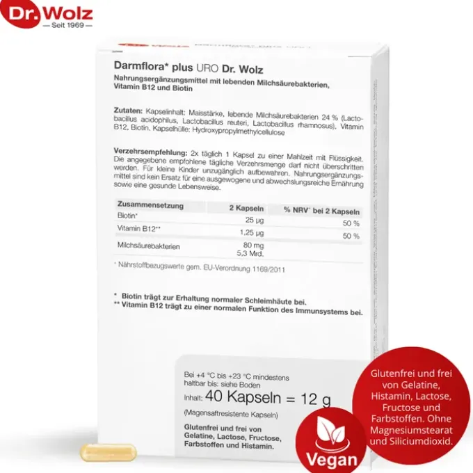 DARMFLORA plus URO Kapseln 40 Stück