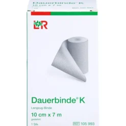 DAUERBINDE kräftig 10 cmx7 m 10 St