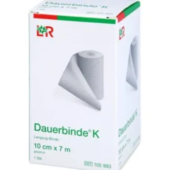 DAUERBINDE kräftig 10 cmx7 m 10 St