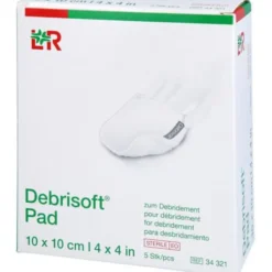DEBRISOFT Pad 10x10 cm steril 5 St