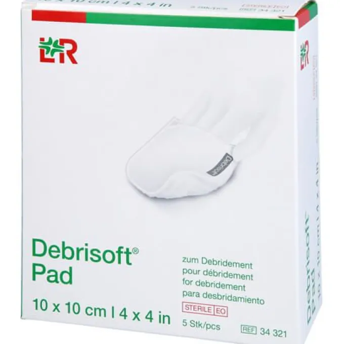DEBRISOFT Pad 10x10 cm steril 5 St