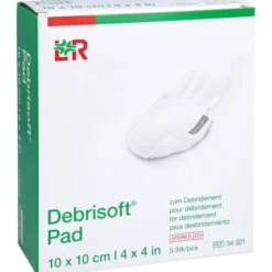 DEBRISOFT Pad 10x10 cm steril 5 St