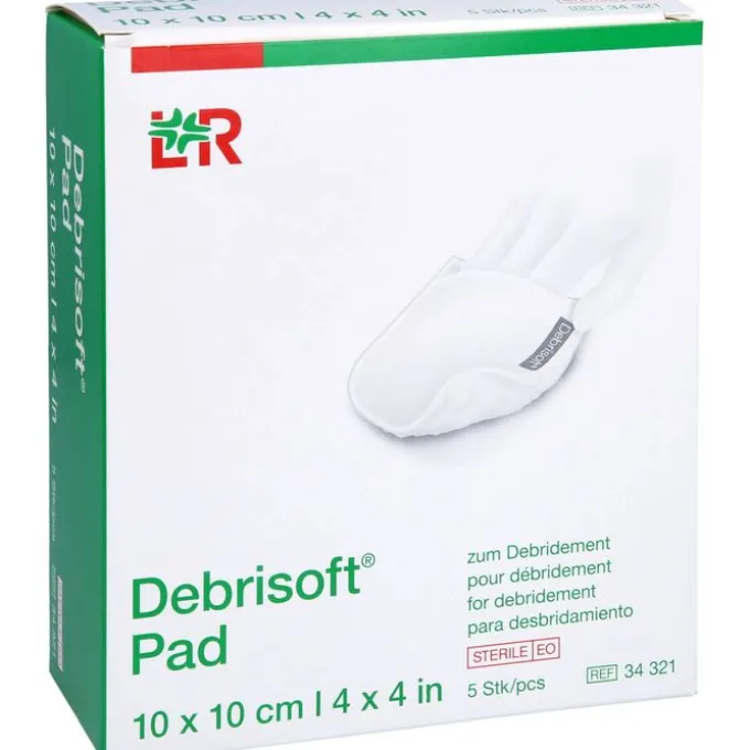 DEBRISOFT Pad 10x10 cm steril 5 St