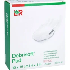 DEBRISOFT Pad 10x10 cm steril 5 St
