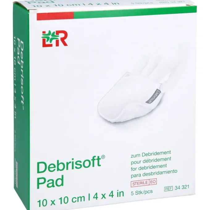 DEBRISOFT Pad 10x10 cm steril 5 St