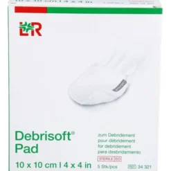 DEBRISOFT Pad 10x10 cm steril 5 St