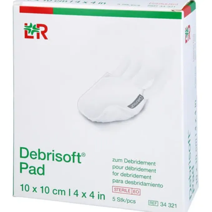DEBRISOFT Pad 10x10 cm steril 5 St