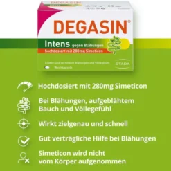 DEGASIN intens 280 mg Weichkapseln 32 St