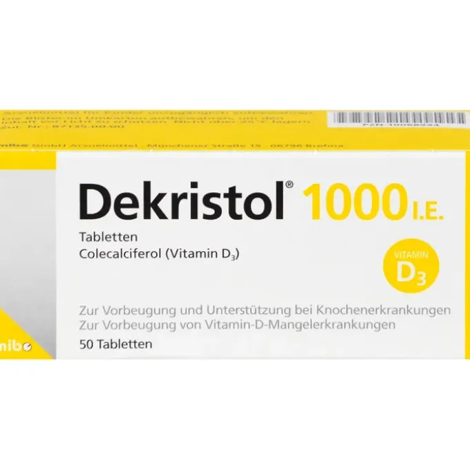 DEKRISTOL 1.000 I.E. Tabletten 50 St