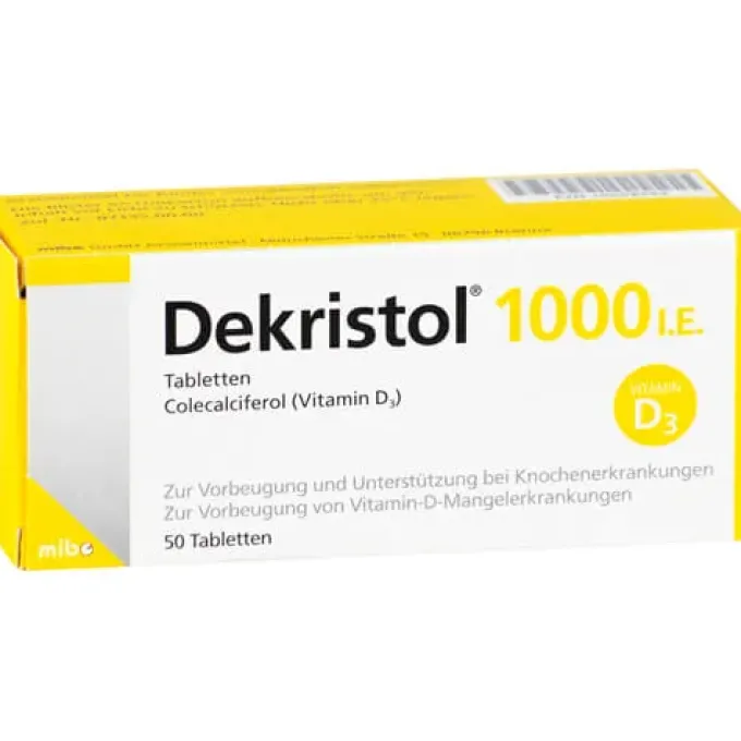 DEKRISTOL 1.000 I.E. Tabletten 50 St