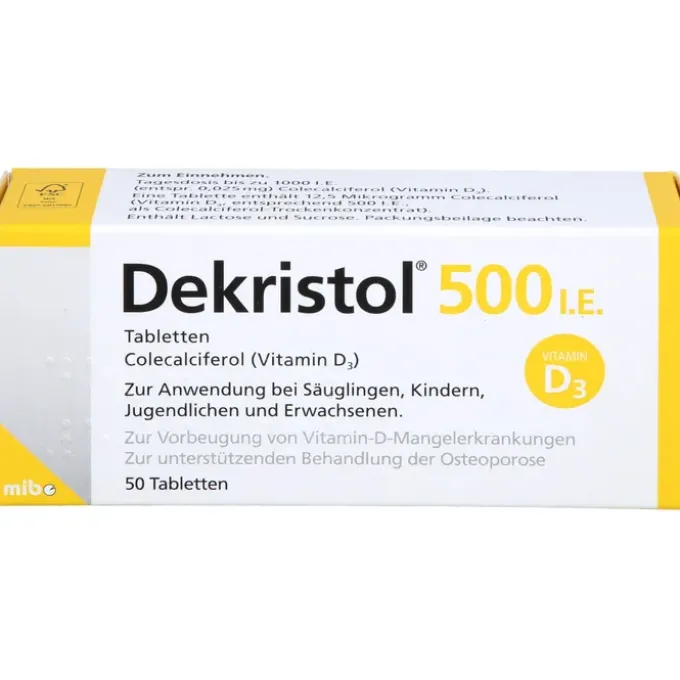 DEKRISTOL 500 I.E. Tabletten 50 St