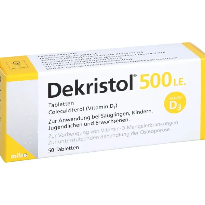 DEKRISTOL 500 I.E. Tabletten 50 St