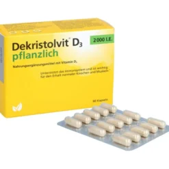 DEKRISTOLVIT D3 2000 I.E. pflanzlich Kapseln 60 Stück