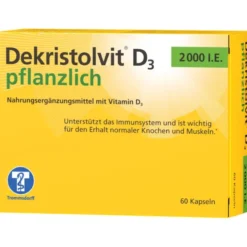 DEKRISTOLVIT D3 2000 I.E. pflanzlich Kapseln 60 Stück