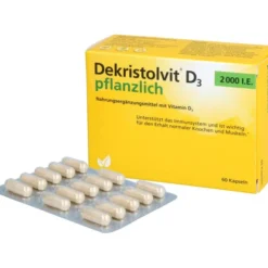 DEKRISTOLVIT D3 2000 I.E. pflanzlich Kapseln 60 Stück
