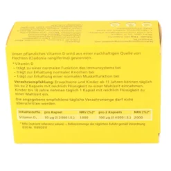 DEKRISTOLVIT D3 2000 I.E. pflanzlich Kapseln 60 Stück