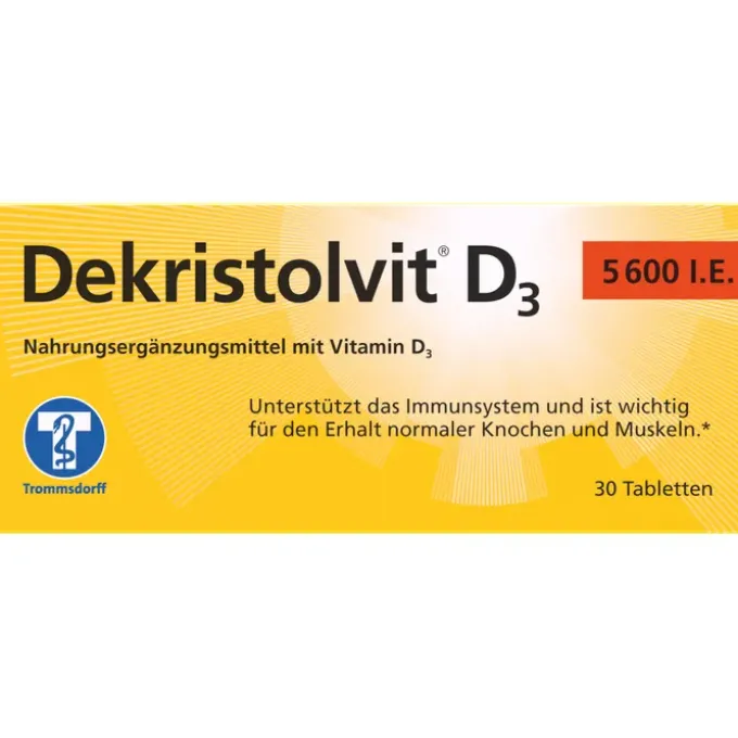 DEKRISTOLVIT D3 5600 I.E. Tabletten 30 Stück