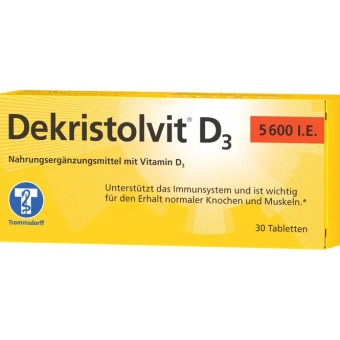 DEKRISTOLVIT D3 5600 I.E. Tabletten 30 Stück