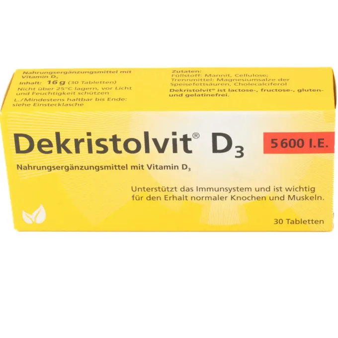 DEKRISTOLVIT D3 5600 I.E. Tabletten 30 Stück