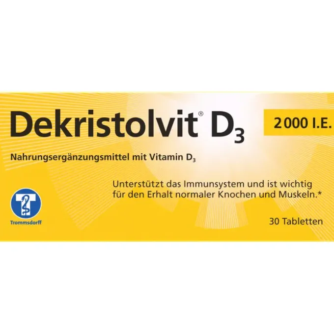 DEKRISTOLVIT D3 2000 I.E. Tabletten 30 Stück