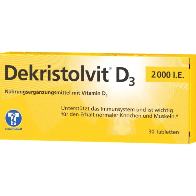 DEKRISTOLVIT D3 2000 I.E. Tabletten 30 Stück