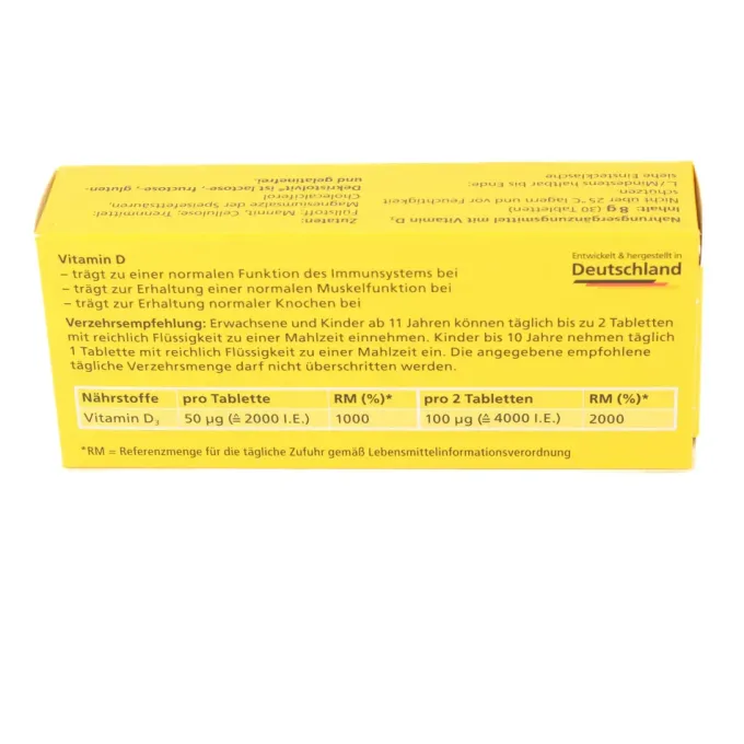 DEKRISTOLVIT D3 2000 I.E. Tabletten 30 Stück