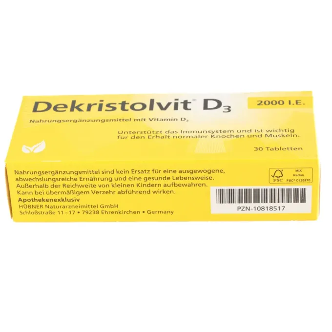 DEKRISTOLVIT D3 2000 I.E. Tabletten 30 Stück
