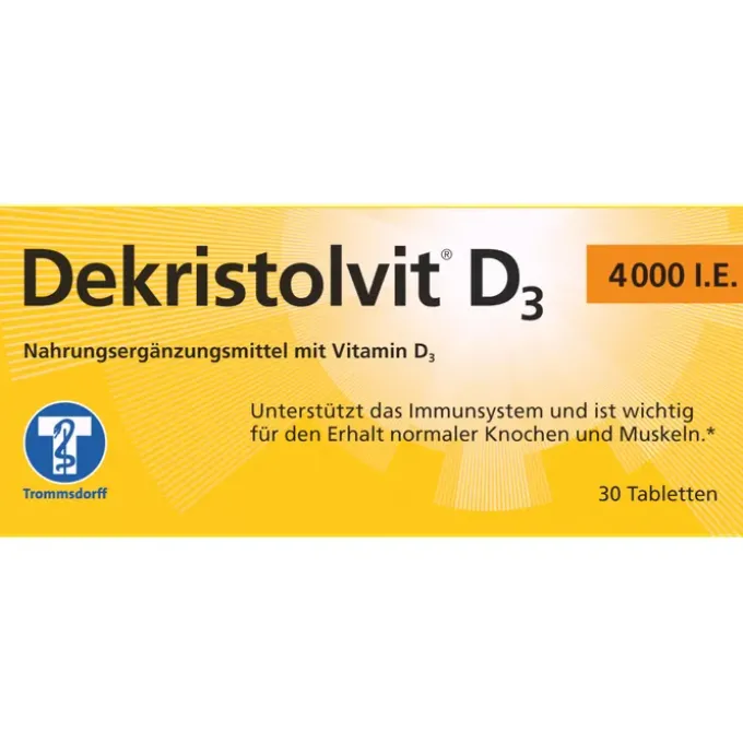 DEKRISTOLVIT D3 4000 I.E. Tabletten 30 Stück