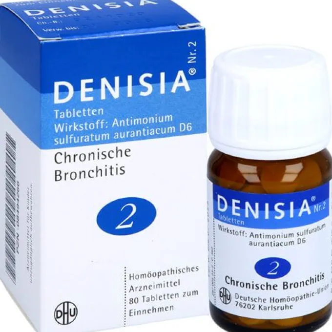 DENISIA 2 chronische Bronchitis Tabletten 80 St