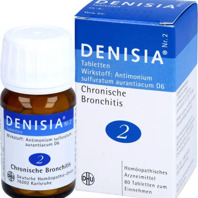 DENISIA 2 chronische Bronchitis Tabletten 80 St