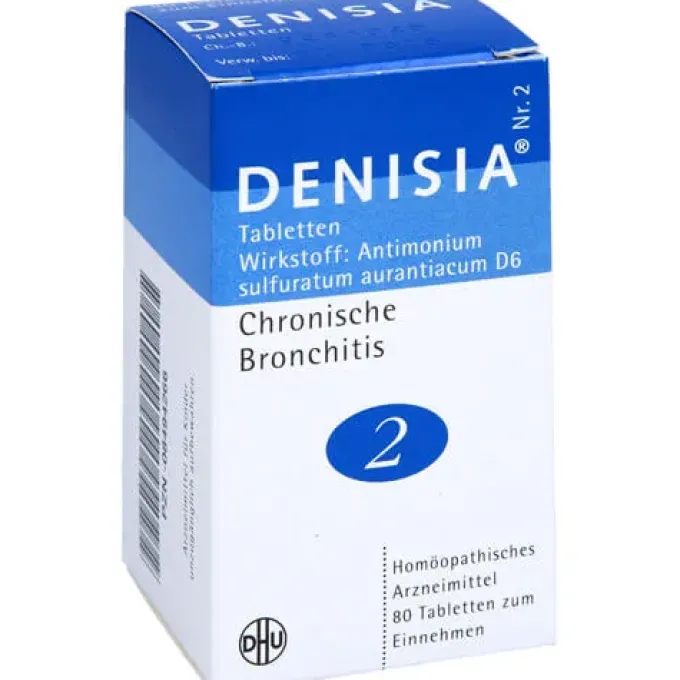 DENISIA 2 chronische Bronchitis Tabletten 80 St