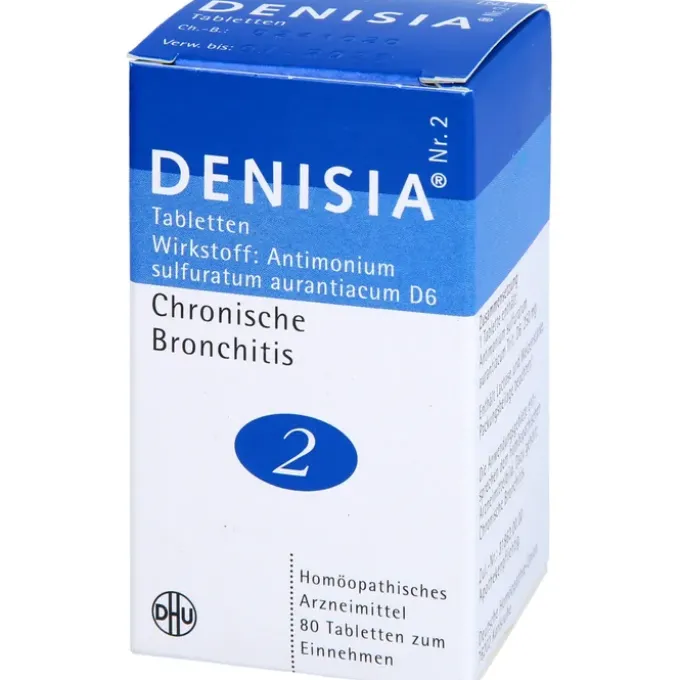 DENISIA 2 chronische Bronchitis Tabletten 80 St