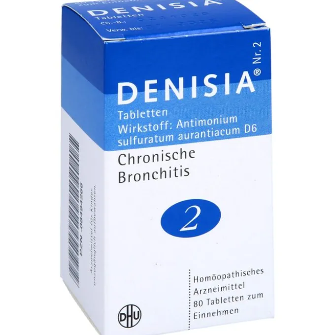 DENISIA 2 chronische Bronchitis Tabletten 80 St