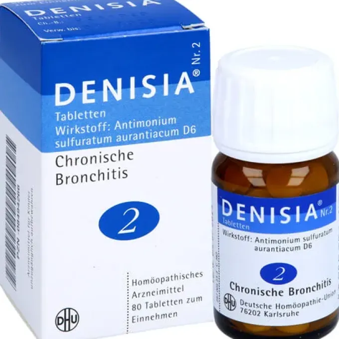 DENISIA 2 chronische Bronchitis Tabletten 80 St