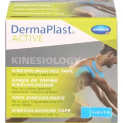 DERMAPLAST Active Kinesiology Tape 5 cmx5 m blau 1 St