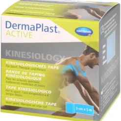 DERMAPLAST Active Kinesiology Tape 5 cmx5 m blau 1 St