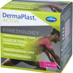DERMAPLAST Active Kinesiology Tape 5 cmx5 m pink 1 St