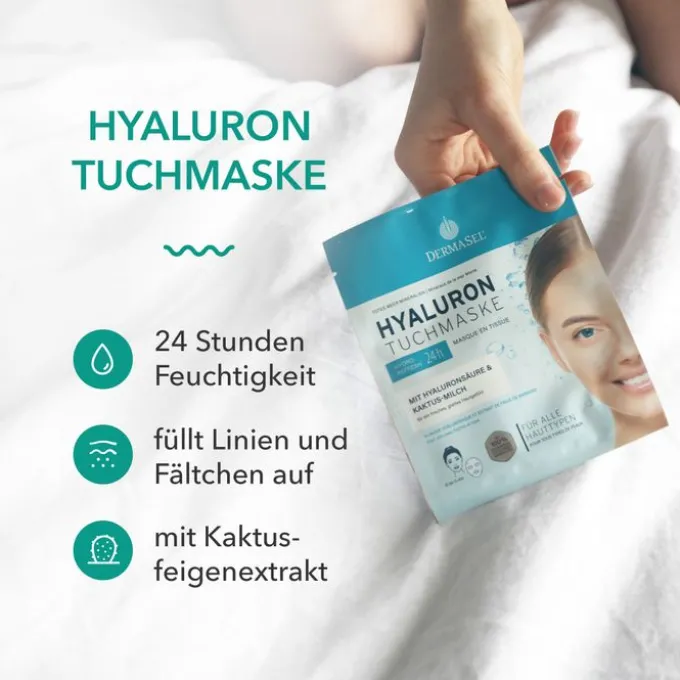 DERMASEL Hyaluron Tuchmaske 1 St