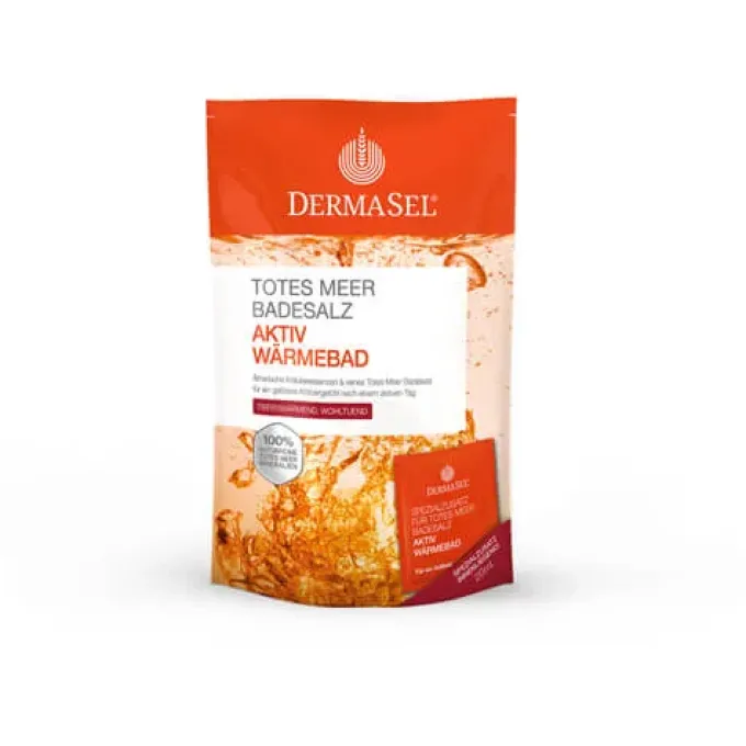 DERMASEL Totes Meer Badesalz+Aktiv Wärme SPA 1 P