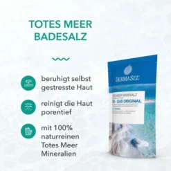 DERMASEL Totes Meer Badesalz Pur 500 g