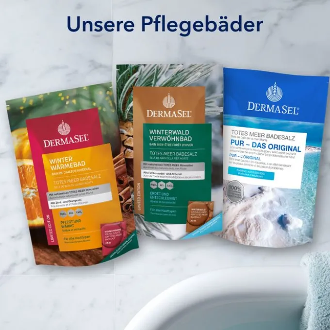 DERMASEL Totes Meer PUR Intens Pflegebad 400g+20ml 1 P