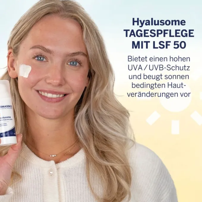 DERMASENCE Hyalusome Tagespflege mit LSF 50 50 ml