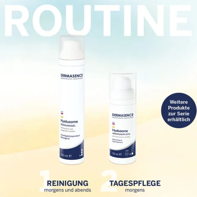 DERMASENCE Hyalusome Tagespflege mit LSF 50 50 ml