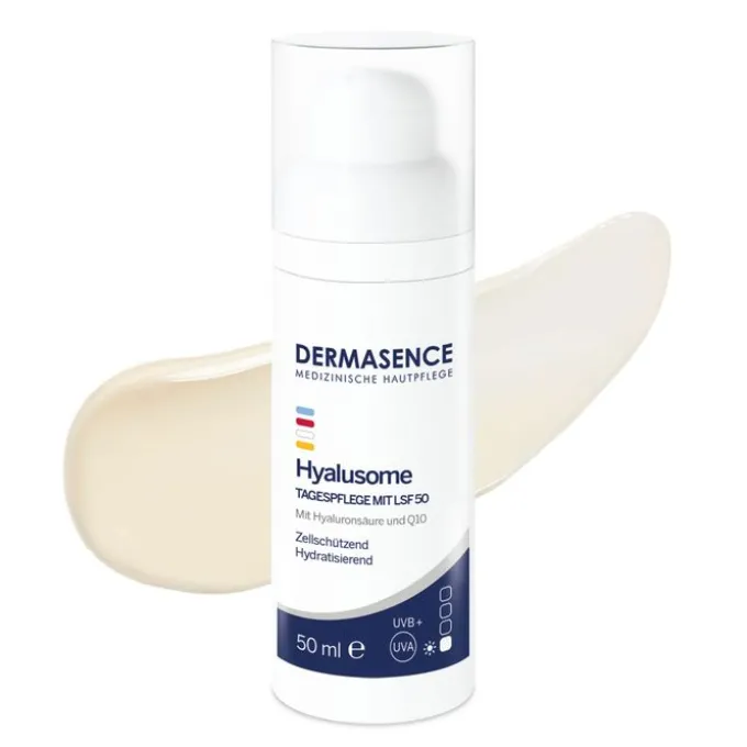 DERMASENCE Hyalusome Tagespflege mit LSF 50 50 ml