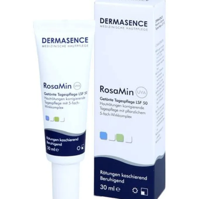 DERMASENCE RosaMin getönte Tagespfl.mittel LSF 50 30 ml